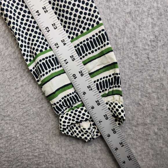 Maeve Anthropologie Dress Womens 12 Polka Dot Constantine Handkerchief Hem - Picture 13 of 16